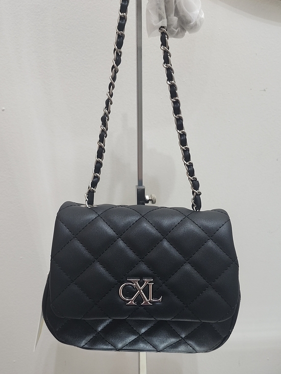 cxl by Christian Lacroix Handbags - Black Quilted Chain-Handle Crossbody Bag